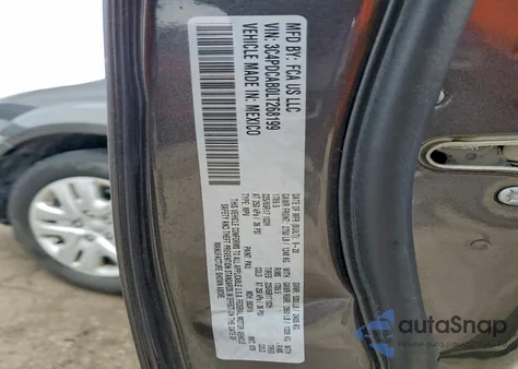 2020 Dodge Journey Se z USA, uszkodzony, nr VIN 3C4PDCAB0LT268199